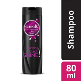 Sunsilk Stunning Black Shine Shampoo, 80ml 